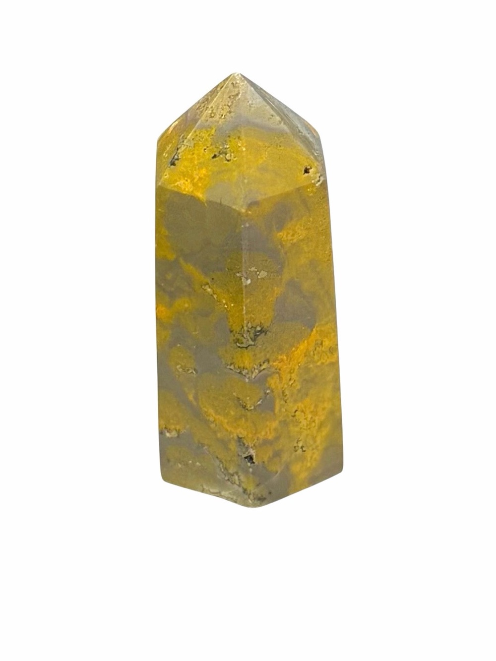 Bumblebee Jasper Tower Crystal Stone Decor Gift Yellow - Picture 9 of 11